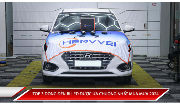 TOP 3 DÒNG ĐÈN BI LED Ô TÔ  ĐƯỢC ƯA CHUỘNG NHẤT MÙA MƯA 2024